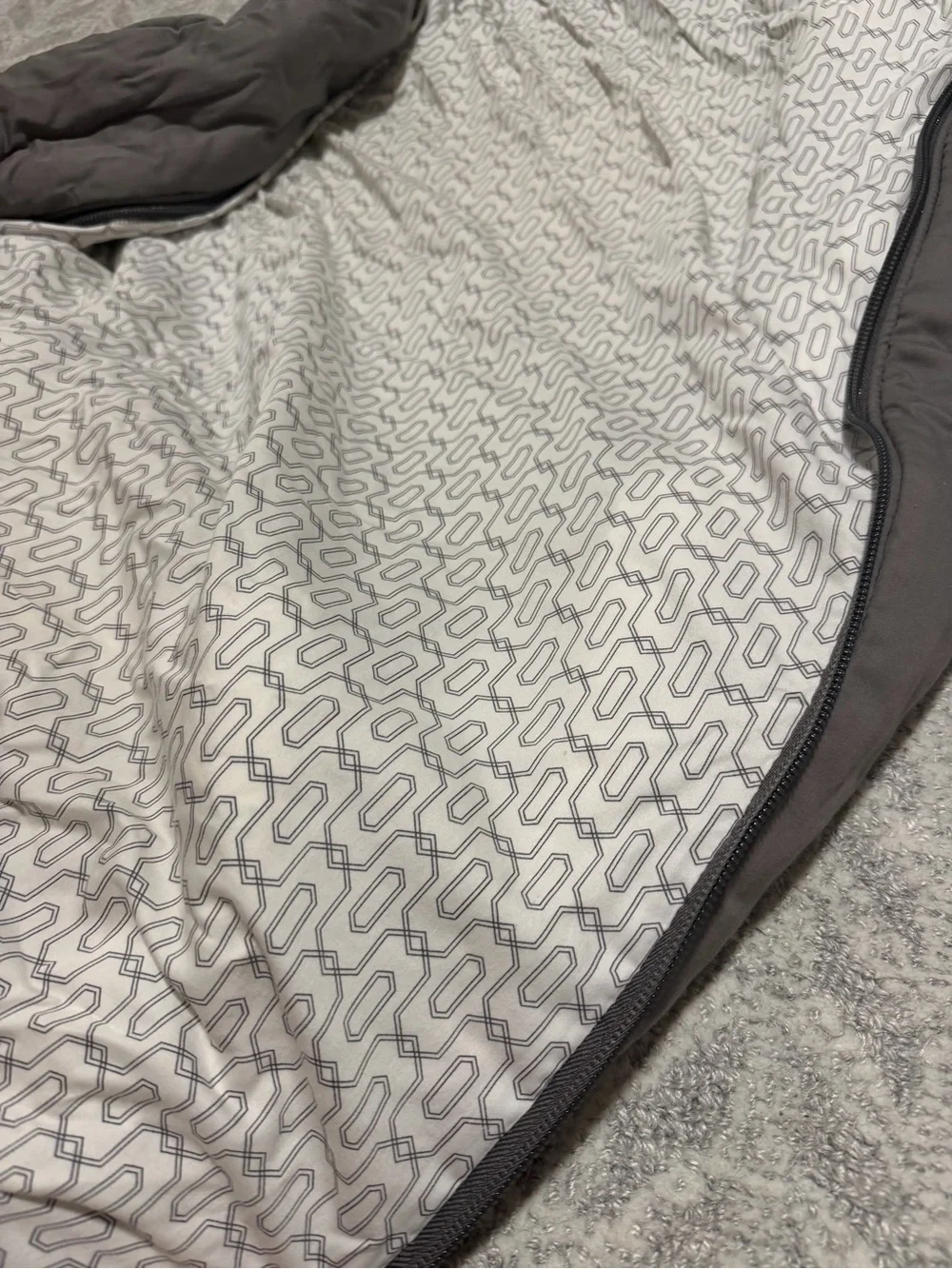 Plush Toddler Comforter Set in Gray - Cozy Sleep Layer